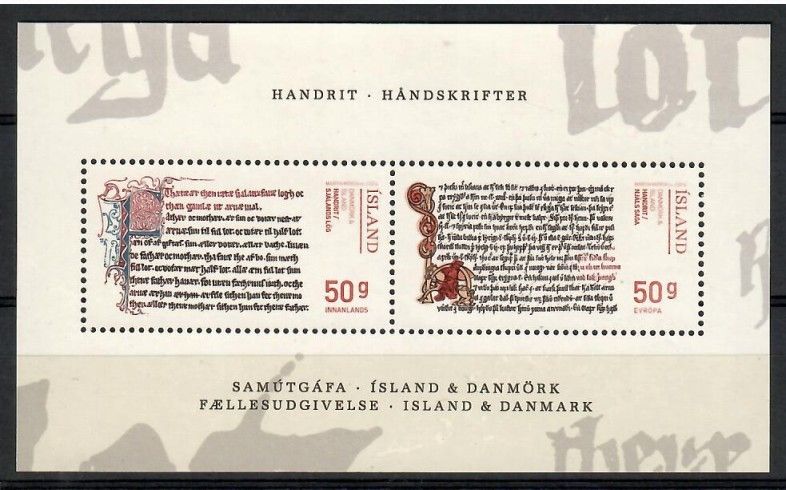 Znaczek Islandia 2014 Mi bl 61 Czyste **