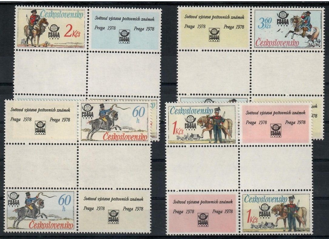 Znaczek Czechosłowacja 1977 Mi zf 2377-2380 Czyste **