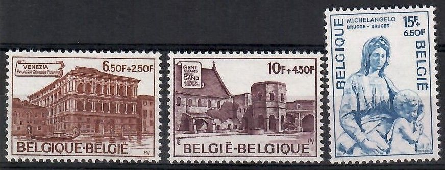 Znaczek Belgia 1975 Mi 1811-1813 Czyste **