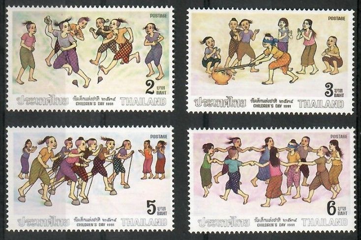 Znaczek Tajlandia 1991 Mi 1400-1403 Czyste **