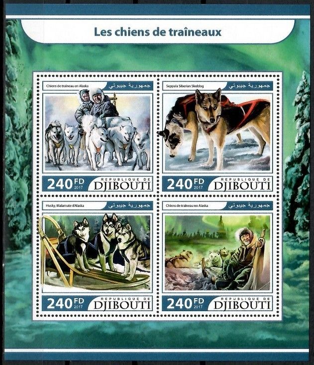 Znaczek Dżibuti 2017 Mi ark 1568-1571 Czyste **
