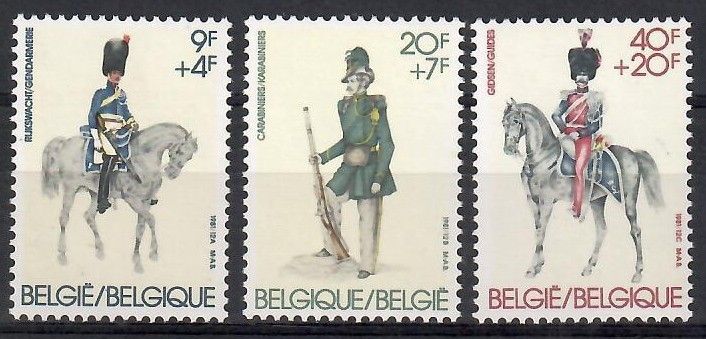 Znaczek Belgia 1981 Mi 2083-2085 Czyste **