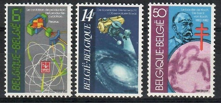 Znaczek Belgia 1982 Mi 2088-2090 Czyste **