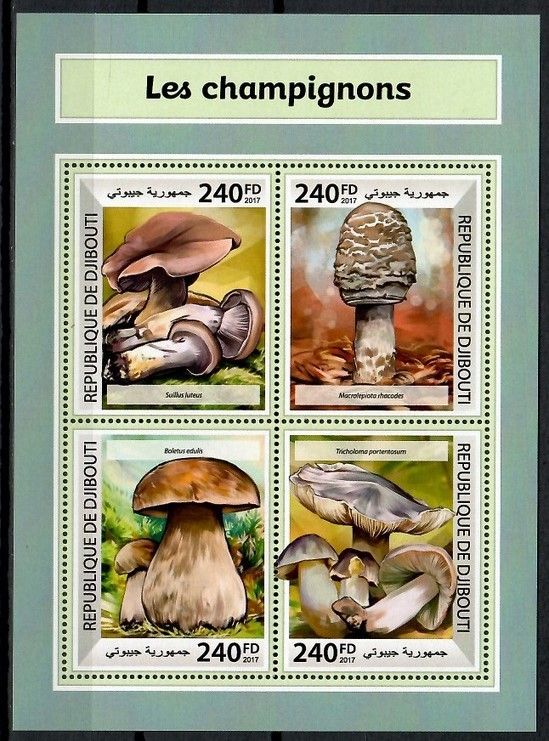 Znaczek Dżibuti 2017 Mi ark 1846-1849 Czyste **