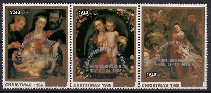 Znaczek Wyspy Cooka 1986 Mi 1135-1137 Czyste **