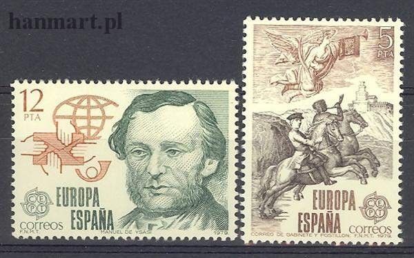 Znaczek Hiszpania 1979 Mi 2412-2413 Czyste **