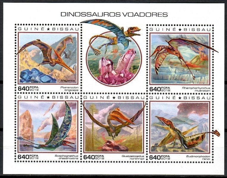 Znaczek Gwinea Bissau 2018 Mi ark 10257-10261 Czyste **