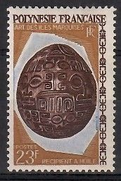 Znaczek Polinezja Francuska 1968 Mi 76 Czyste **