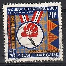 Znaczek Polinezja Francuska 1971 Mi 126 Stemplowane