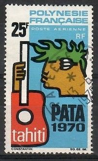 Znaczek Polinezja Francuska 1969 Mi 93 Stemplowane
