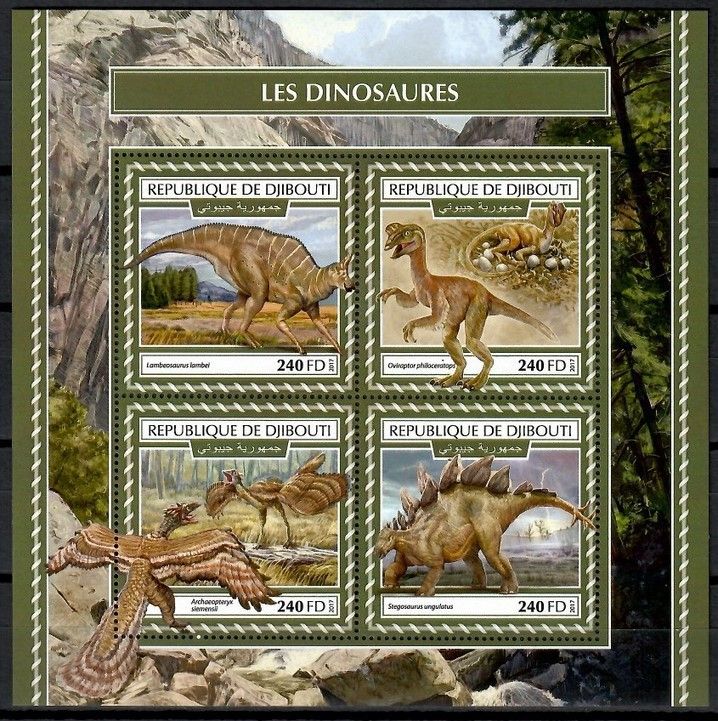 Znaczek Dżibuti 2017 Mi ark 1977-1980 Czyste **