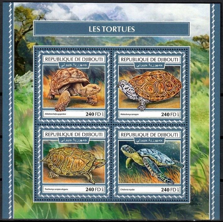 Znaczek Dżibuti 2017 Mi ark 1982-1985 Czyste **