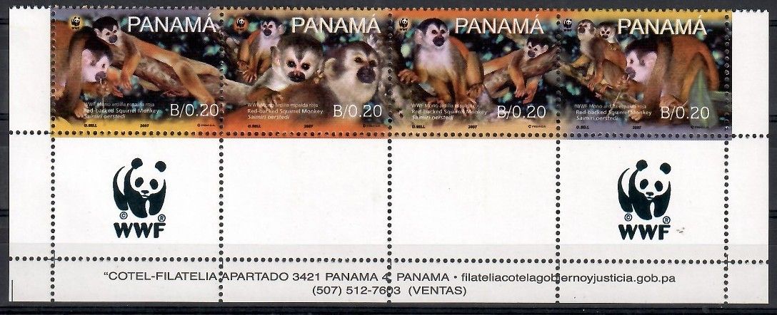 Znaczek Panama 2007 Mi 1921-1924 Czyste **