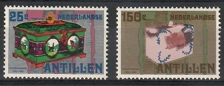 Znaczek Antyle Holenderskie 1980 Mi 415-416 Czyste **