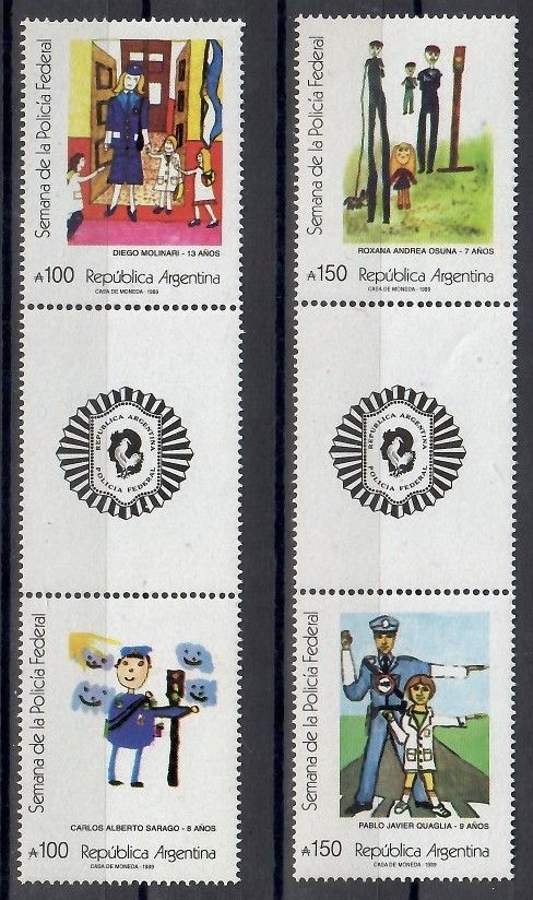 Znaczek Argentyna 1989 Mi 2000-2003 Czyste **