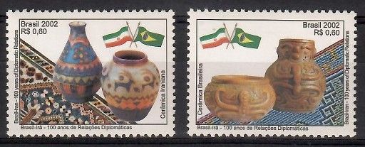 Znaczek Brazylia 2002 Mi 3293-3294 Czyste **