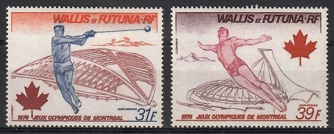 Znaczek Wallis et Futuna 1976 Mi 277-278 Czyste **