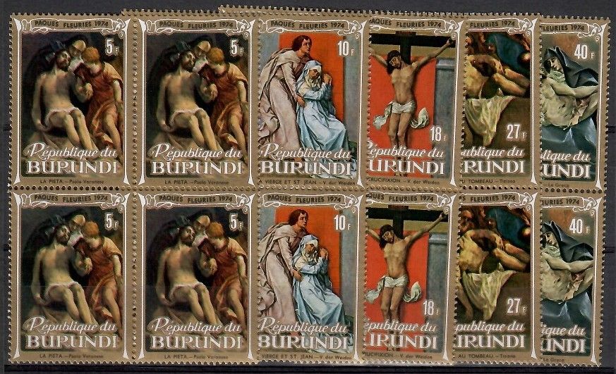 Znaczek Burundi 1974 Mi 1029-1033 Czyste **