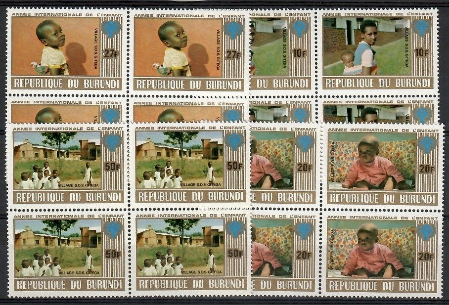 Znaczek Burundi 1979 Mi 1497-1500 Czyste **