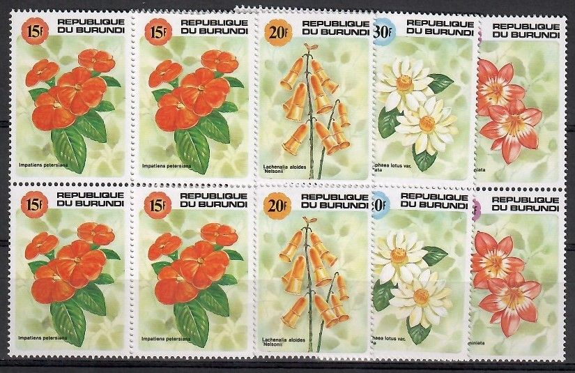 Znaczek Burundi 1992 Mi 1726-1729 Czyste **