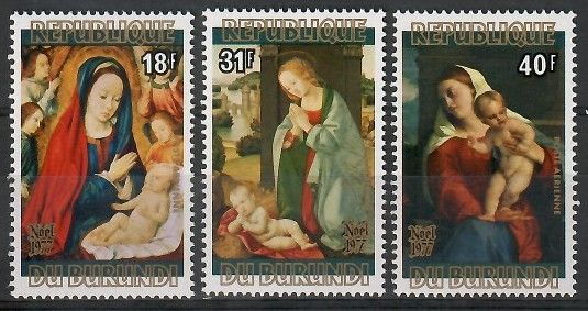 Znaczek Burundi 1977 Mi 1432-1434 Czyste **