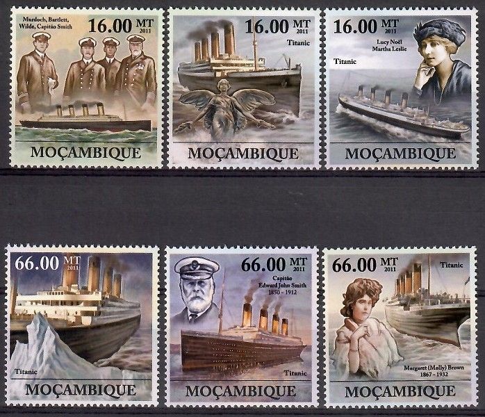 Znaczek Mozambik 2011 Mi 5260-5265 Czyste **