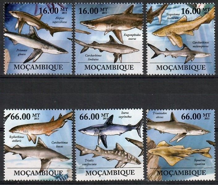 Znaczek Mozambik 2011 Mi 5337-5342 Czyste **