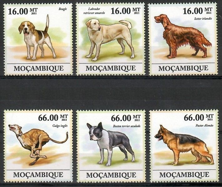Znaczek Mozambik 2011 Mi 5351-5356 Czyste **
