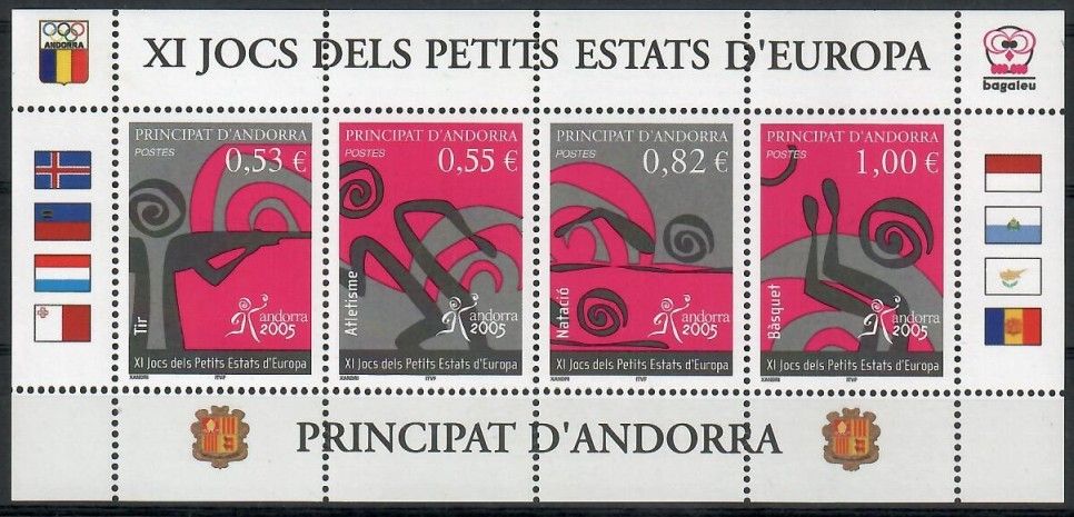 Znaczek Andora (francuska) 2005 Mi bl 2 Czyste **