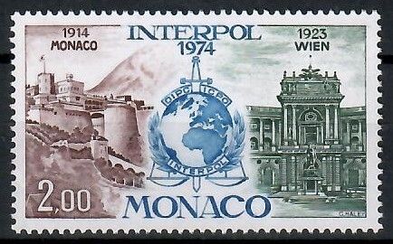 Znaczek Monako 1974 Mi 1123 Czyste **