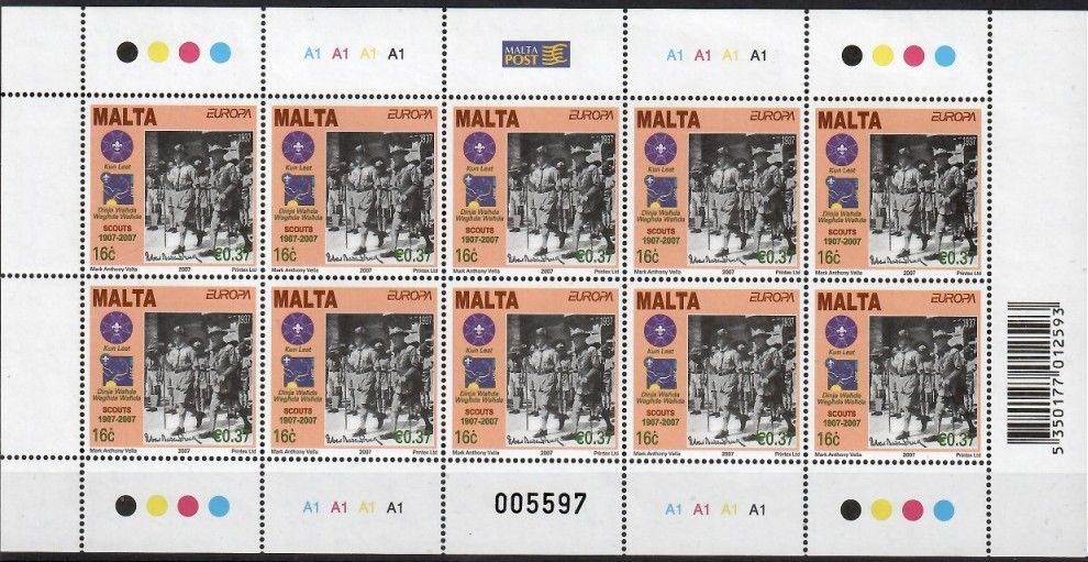 Znaczek Malta 2007 Mi ark 1514 Czyste **