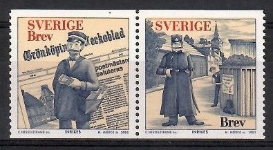 Znaczek Szwecja 2002 Mi 2310-2311 Czyste **