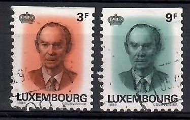 Znaczek Luksemburg 1989 Mi 1225-1226Do Stemplowane