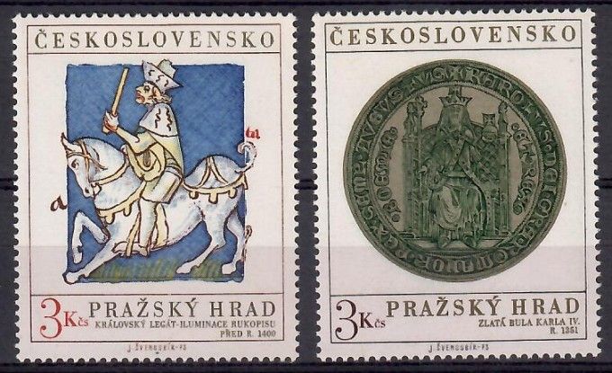 Znaczek Czechosłowacja 1973 Mi 2141-2142 Czyste **
