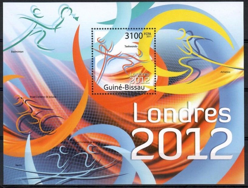 Znaczek Gwinea Bissau 2011 Mi bl 1002 Czyste **