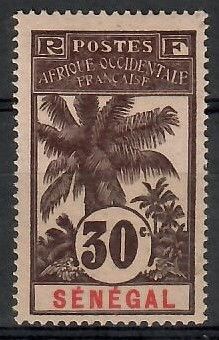 Znaczek Senegal 1906 Mi 38 Z podlepką *