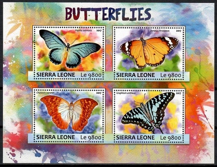 Znaczek Sierra Leone 2017 Mi ark 8245-8248 Czyste **