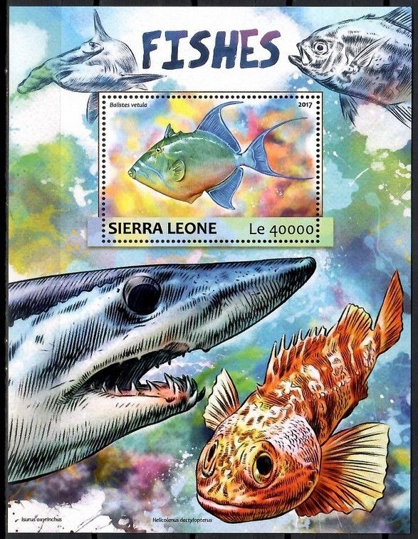 Znaczek Sierra Leone 2017 Mi b l1179 Czyste **