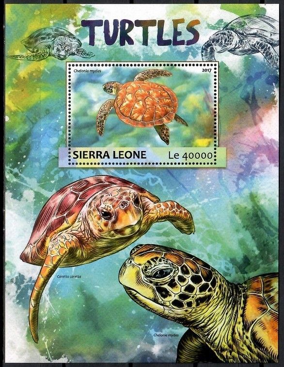 Znaczek Sierra Leone 2017 Mi bl 1181 Czyste **