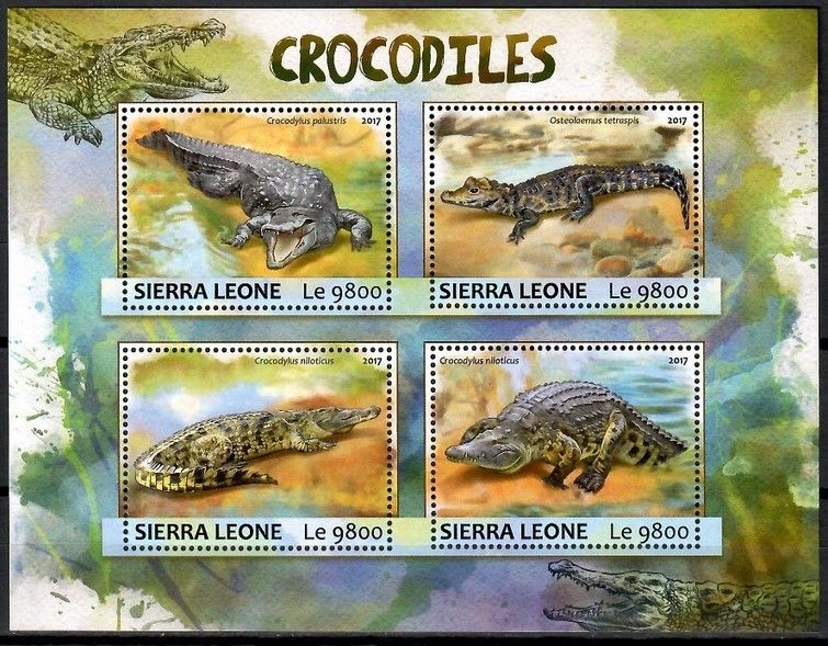 Znaczek Sierra Leone 2017 Mi ark 8265-8268 Czyste **