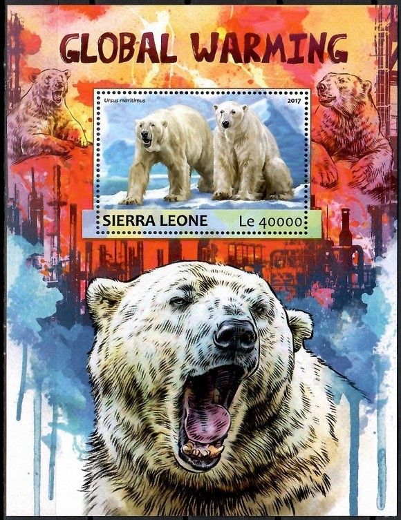 Znaczek Sierra Leone 2017 Mi bl 1186 Czyste **