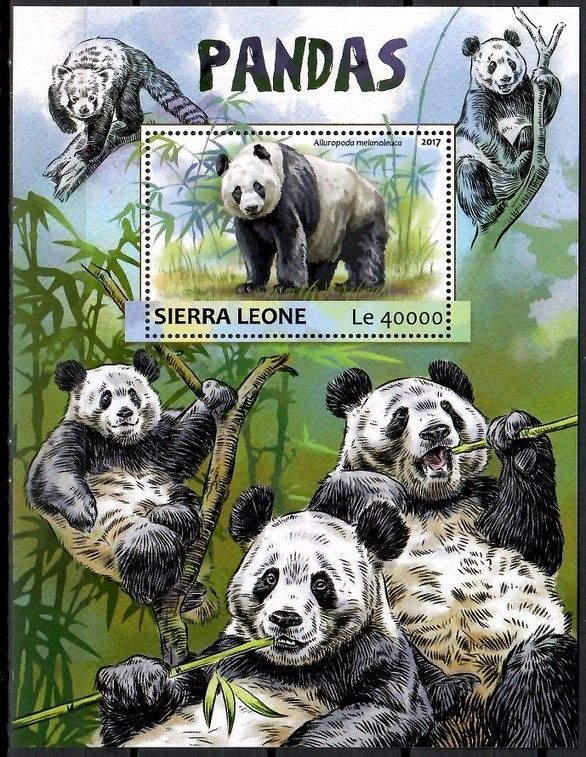 Znaczek Sierra Leone 2017 Mi bl 1187 Czyste **