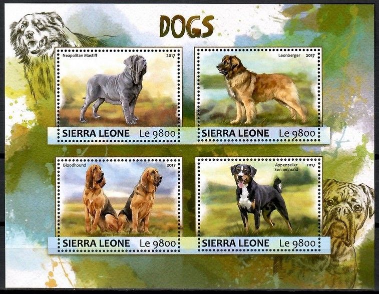 Znaczek Sierra Leone 2017 Mi ark 8310-8313 Czyste **