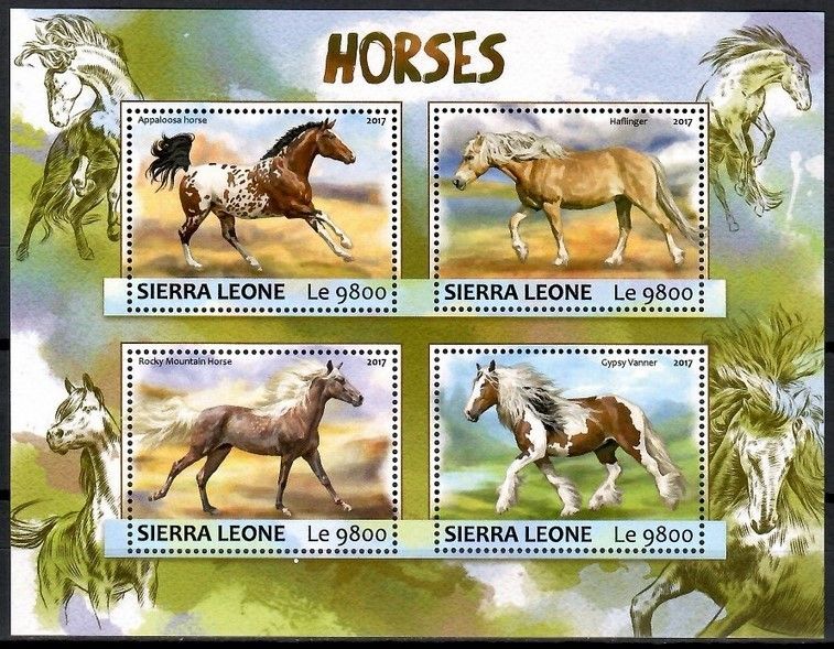 Znaczek Sierra Leone 2017 Mi ark 8315-8317 Czyste **
