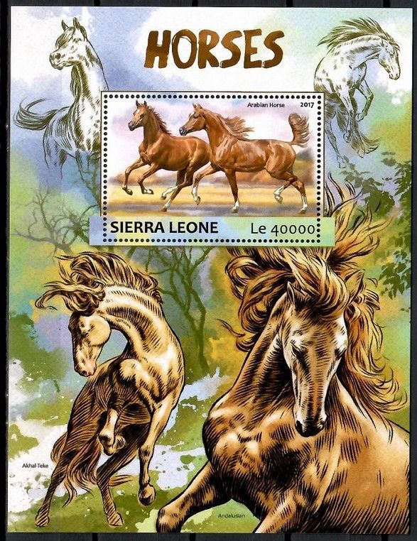 Znaczek Sierra Leone 2017 Mi bl 1192 Czyste **
