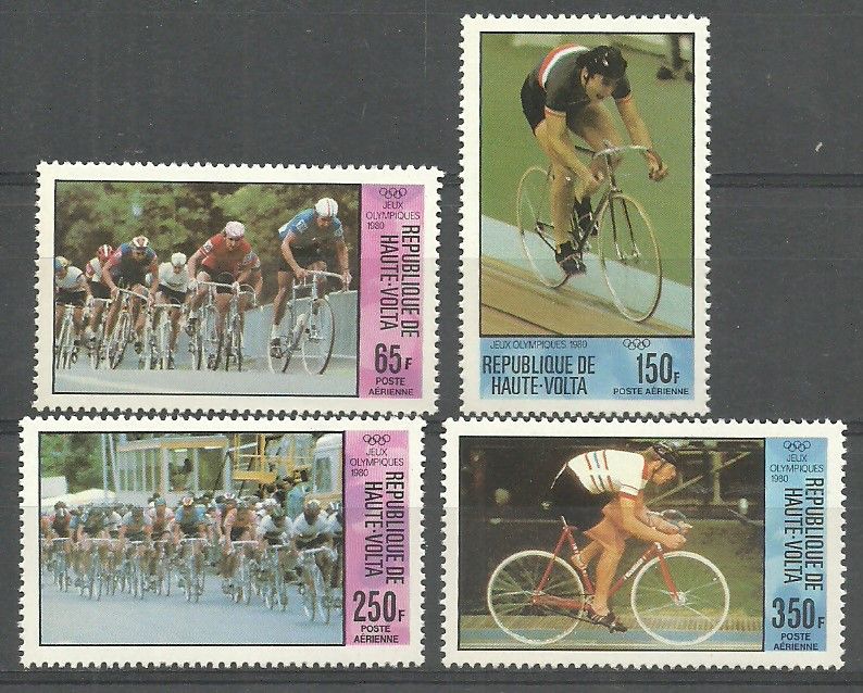 Znaczek Górna Wolta 1980 Mi 795-798 Czyste **