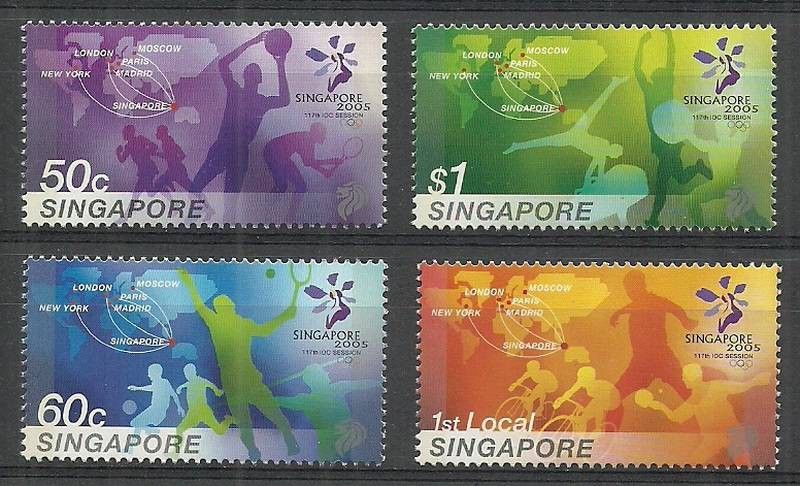 Znaczek Singapur 2005 Mi 1423-1426 Czyste **