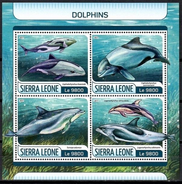 Znaczek Sierra Leone 2017 Mi ark 8545-8548 Czyste **