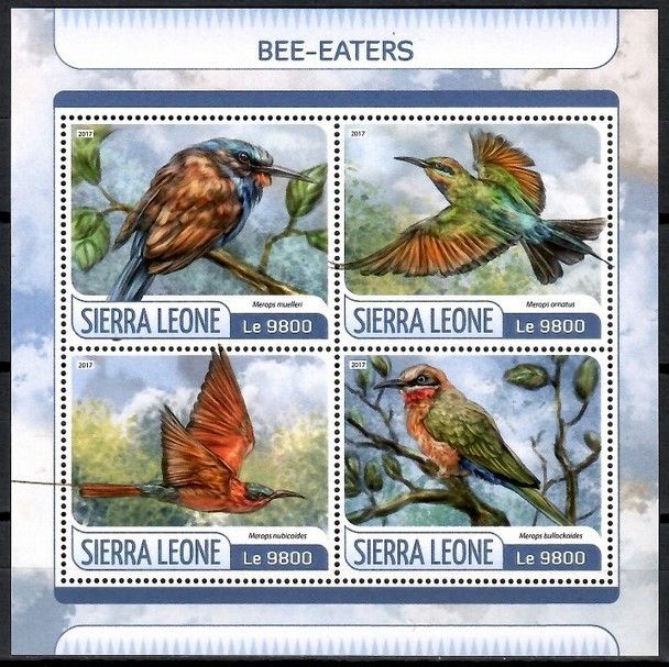Znaczek Sierra Leone 2017 Mi ark 8560-8563 Czyste **