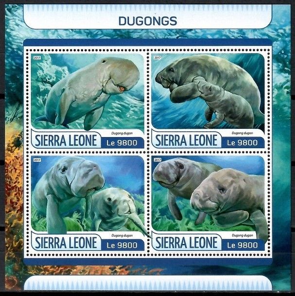 Znaczek Sierra Leone 2017 Mi ark 8575-8578 Czyste **